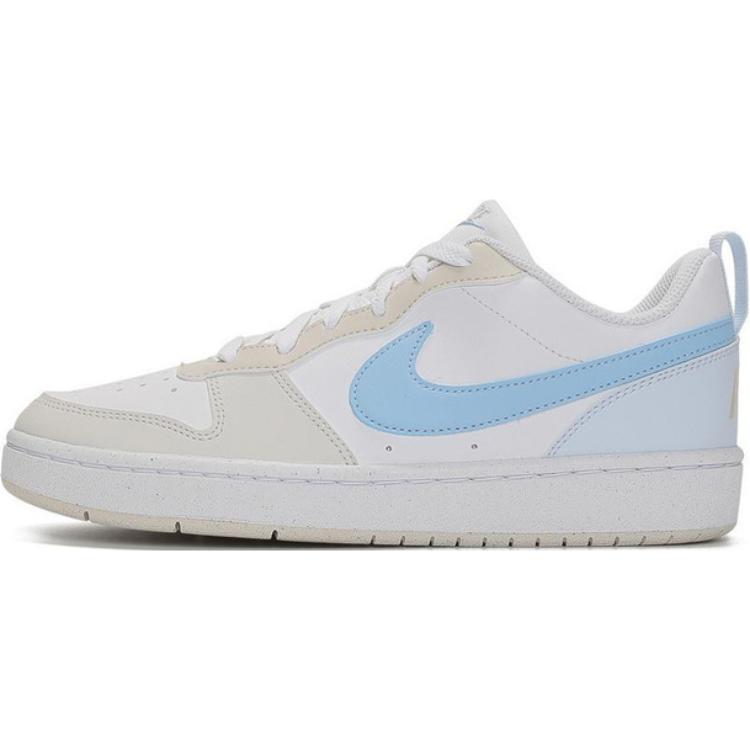 Nike Кроссовки Court Borough Low Recraft GS White Psychic Blue для детей IB4701-141