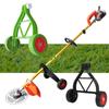 Labor-Saving Auxiliary Wheel of Lithium-Ion Mower Adjustable Support Wheels Set for Cordless Grass