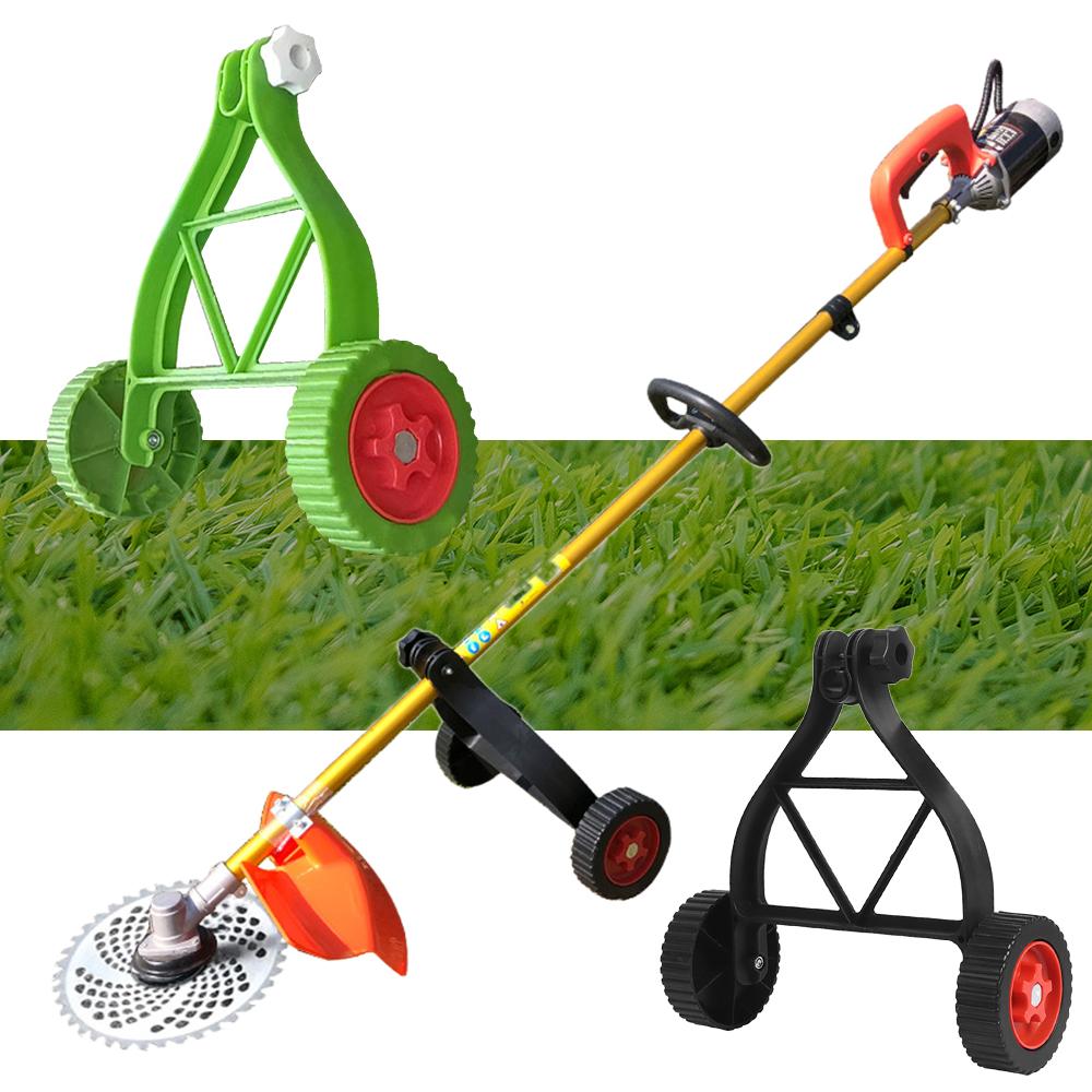 Labor-Saving Auxiliary Wheel of Lithium-Ion Mower Adjustable Support Wheels Set for Cordless Grass