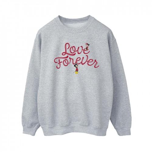 Disney Womens/Ladies Mickey Mouse Love Forever Sweatshirt