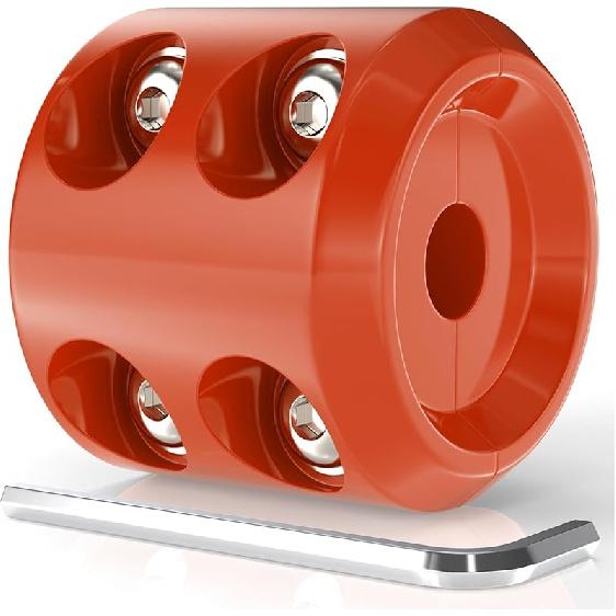 Rubber Winch Stopper For Cable Hook, Rubber Rope Line Saver For ATV UTV SUV Winches, With Allen Wrench (Red)