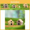 Adorable Resin Moss Micro Landscape Decor Wooden House Cute Diy Craft Ornament