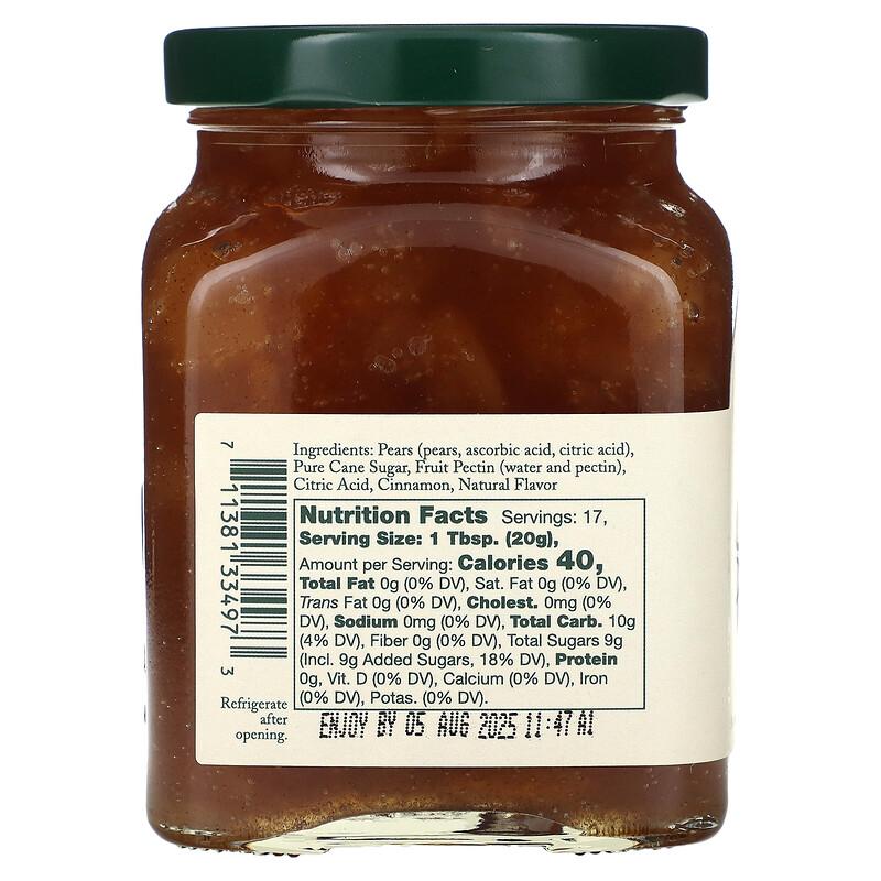 Cinnamon Pear Jam, 12 oz (340 g)