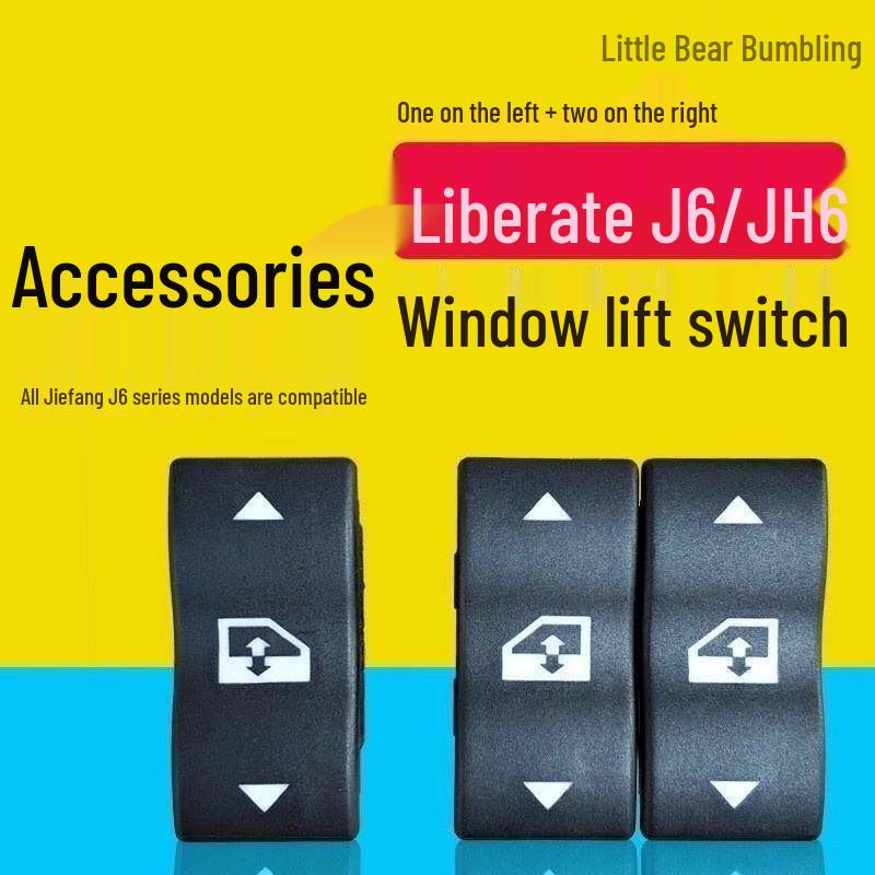 Electric Control Button for Jiefang J5/J6, Aowei, Delong Jieshi Car Window Lifter & Glass Door
