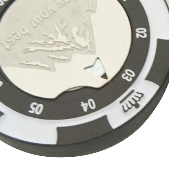 Маркер для мяча с зажимом для шляпы для гольфа и высокоточным зеленым помощником для чтения Компактный размер Легкий портативный пузырьковый уровень Гольф-паттинг Green Reader