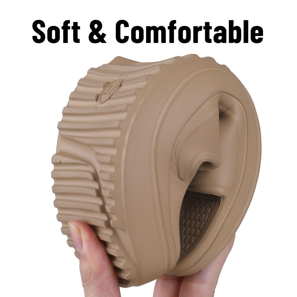 Bebealy Women Orthopedic Slippers With Arch Support Outdoor Men Slippers Soft Antiskid Home Slippers Indoor EVA Cloud Slippers