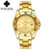 WWOOR Мужские часы класса люкс от ведущего бренда, водонепроницаемые, с датой, кварцевые, спортивные, наручные часы