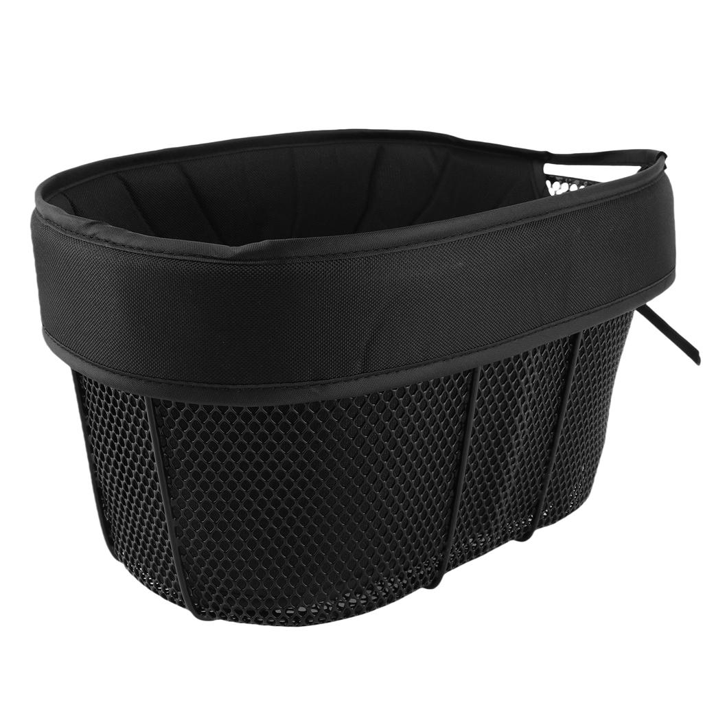 Dog Cycling Basket Cycling Shopping Basket Portable Cat and Dog Carrier for Front Crossbar with Sponge Liner Safety