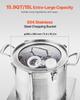 Food Processor & Vegetable Chopper 15L Food-Grade Stainless Steel Blender