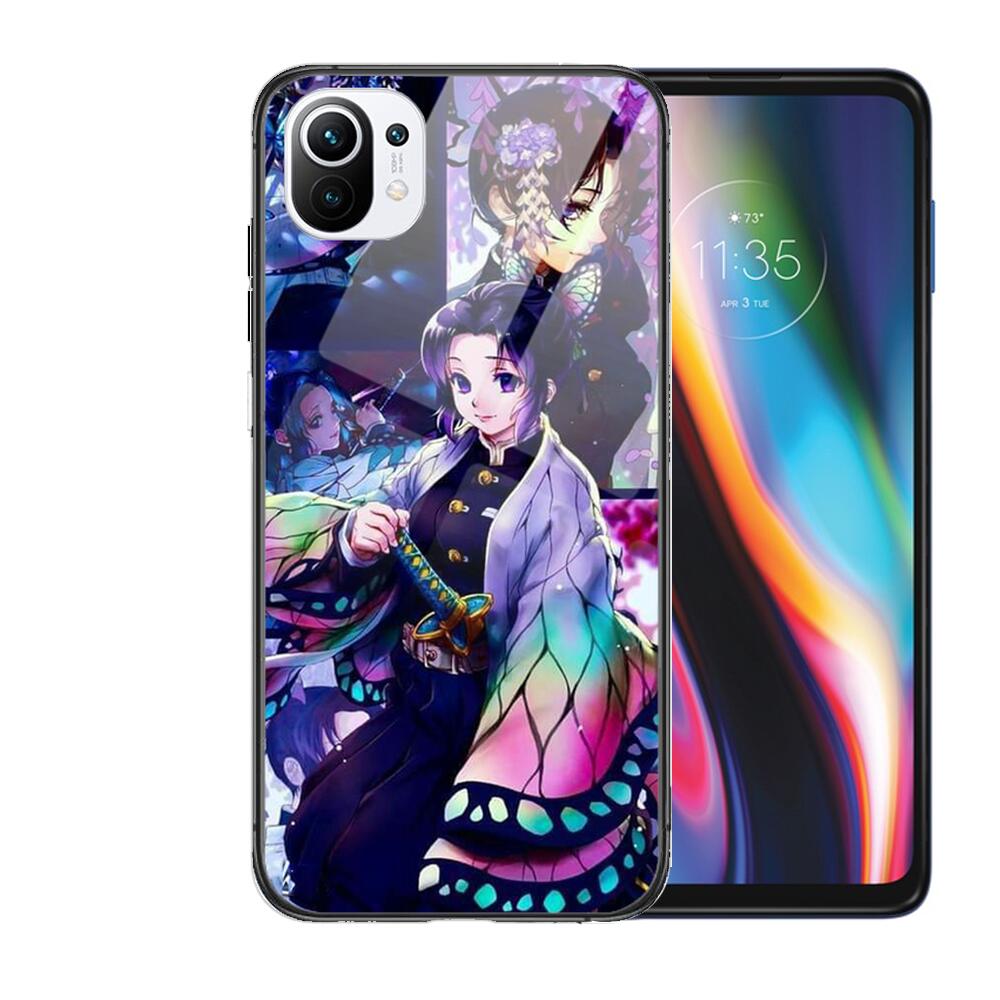 Чехол для телефона из мягкого закаленного стекла Kamado Nezuko Kimetsu No Yaiba Demon Slayer TPU для Xiaomi Redmi 11 Lite Pro Ultra 10T 10 9