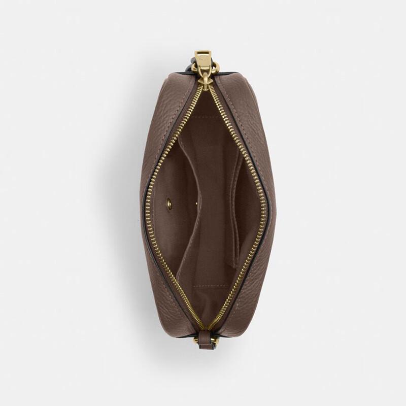 Женская маленькая кожаная сумка кроссбоди COACH JAMIE