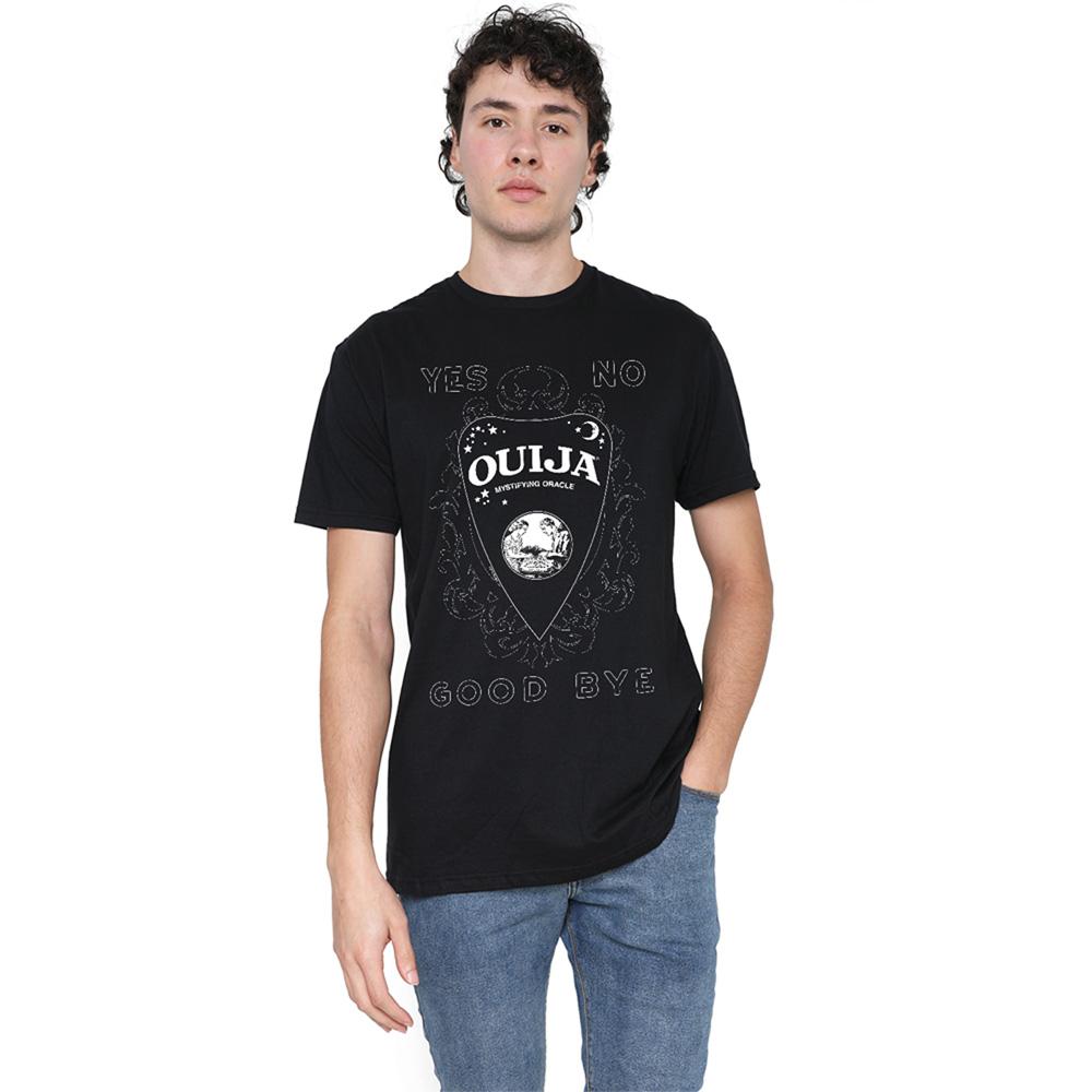Ouija Unisex Adult Yes No Goodbye Planchette T-Shirt