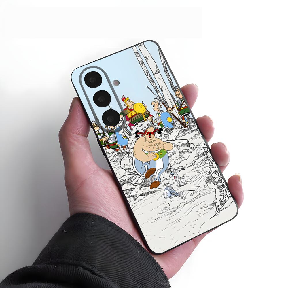 Чехол для телефона Астерикс и Обеликс для Samsung A25 A13 A33 5G A54 A36 A35 A56 A52 A14 Ударопрочный Мягкий чехол