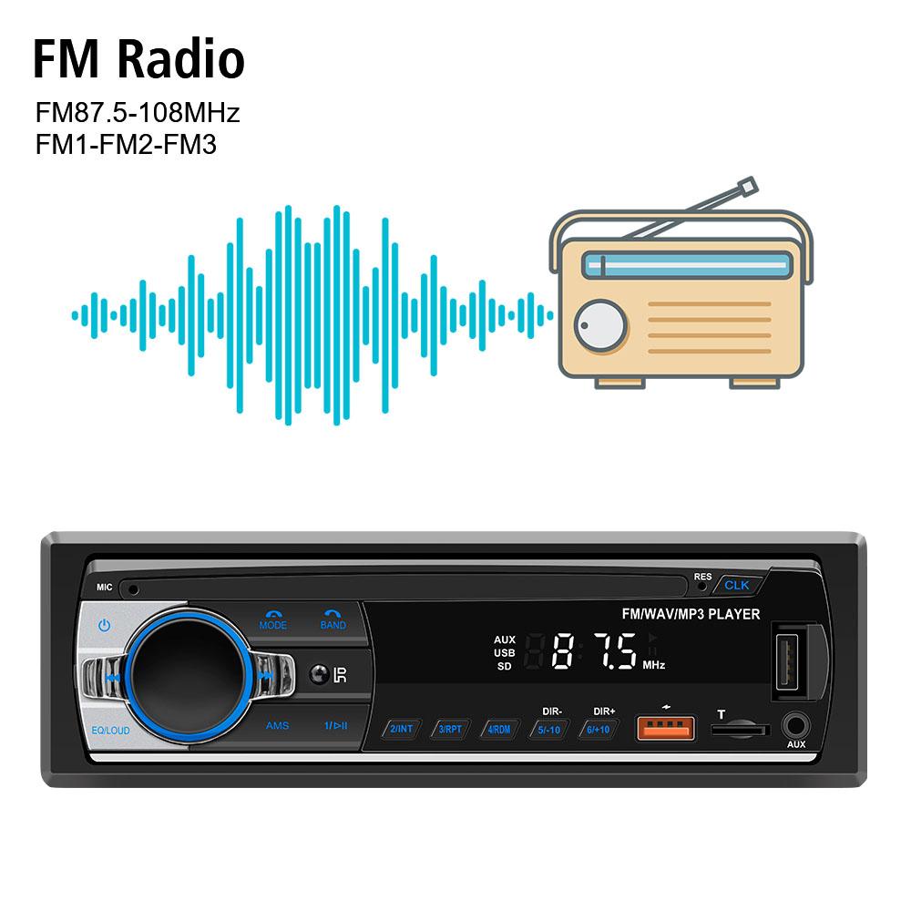 Цифровое BT аудио музыка стерео автомобильное радио автомобильные аксессуары автомобильный MP3-плеер пульт дистанционного управления USB TF FM-приемник