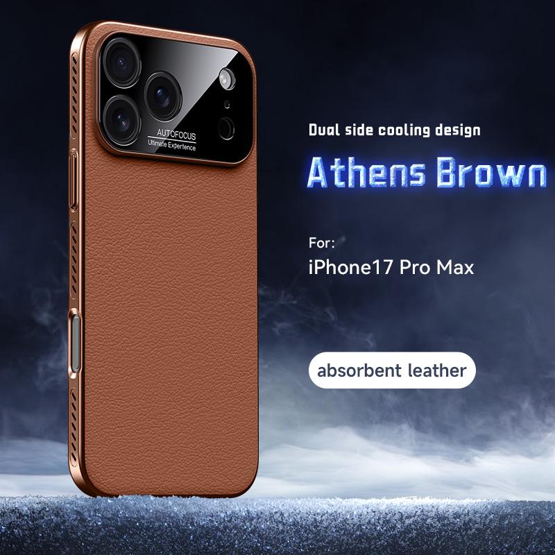 Для iPhone 17 Pro Max Чехол Роскошный Магнитный Для Magsafe Гибридный PU+PC Тонкий Кожаный Чехол-накладка Матовый Противоскользящий Жесткий Чехол Для iPhone 16 15 14 Pro Max