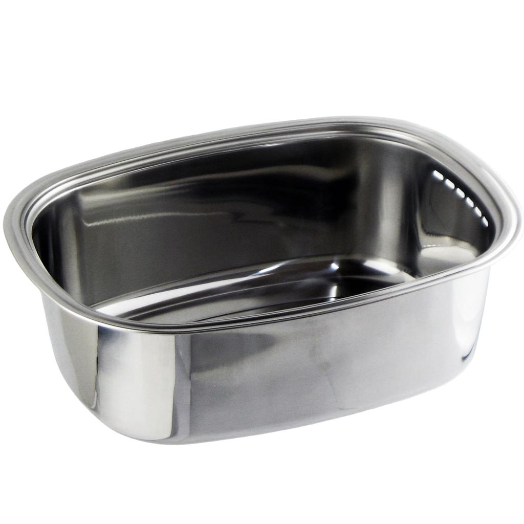 Nagao Tsubame Sanjo Oval X for Stainless Made In Japan Washtub, Shape, 37.5 28.6 Cm, Kitchen, Steel,
