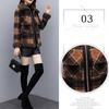 Short Padded Aesthetic Cropped Fleece Jacket Woman Winter Woolen Coat for Women Autumn Winter Vintage Clothing Parkas Plaid Jacket