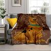 Scoo-dog Adventure Blanket Flannel Blanket for bed, sofa, Camping, Hiking, Picnic Essentials, gift for family Fan gifts