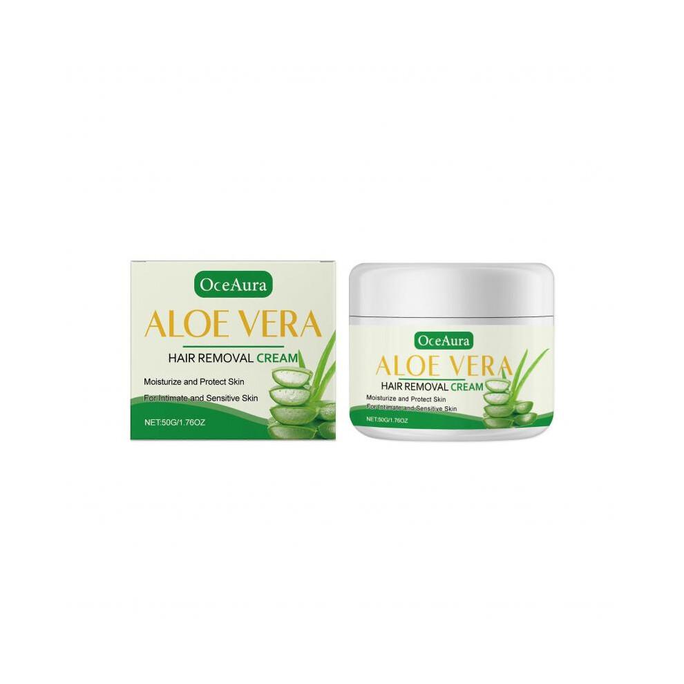 OceAura Aloe Vera Moisturizing and Hair Removal Cream Body Moisturizing and Smoothing Skin Gentle Hair Removal Cream