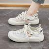 Summer mesh mesh shoes ultralight sports shoes hollow thicksoled breathable explosion running shoes softsoled breathable