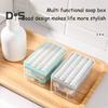 Laundry Scrubbing Soap Box High Durability Reusable Multifunctional Bathroom Hands-free Roller Soap Drain Storage Box