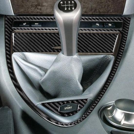 3 шт. Панель накладки на рычаг переключения передач МКПП из углеродного волокна для BMW 6 E63 E64