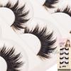 5 Pairs Makeup Soft Cross Natural Black Eye Lashes Extension False  Eyelashes Handmade