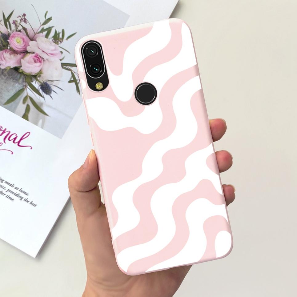 Чехол для Xiaomi Redmi Note 7 Note7 Pro Роскошный Цветочный Мраморный Funda Мягкий Силиконовый Чехол для Телефона Для Redmi Note7 Redmi 7 Задняя Крышка