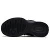 Nike Air Monarch 4 Low top Chunky Sneakers Unisex Black 415445-001(Team1621-1.1)