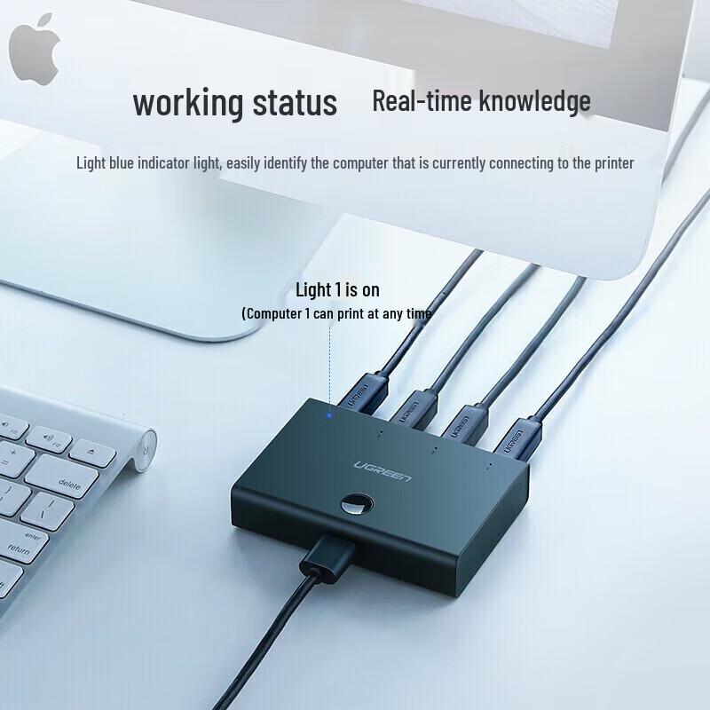Ugreen 4-портовый USB-переключатель для совместного использования
