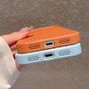 Сетчатый чехол для отвода тепла для беспроводной зарядки MagSafe для iPhone 17 16 15 14 Plus 13 12 Pro Max 17 Air Дышащая жесткая крышка