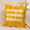 Подушка с принтом Жареной курицы P-PopeyeS, Мягкая плюшевая ткань, Двусторонний принт, Чехол на подушку для дивана, Для всех сезонов, Декор для дома, Подарок