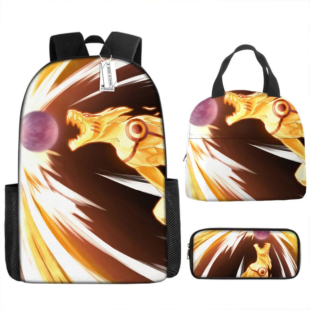 Рюкзак Наруто для учеников начальной школы 3-й 5-й 6-й класс детский рюкзак большой вместимости водоотталкивающий