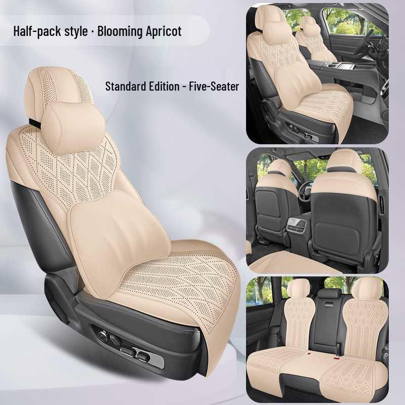 Wenjie M9 Suede Perforated All-Season Seat Cushions