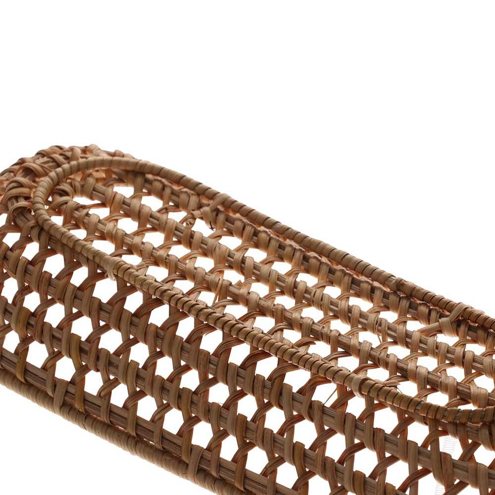 Weaving Bread Hand-Woven Fruit Food Rattan Storage Basket Rattan Tray Storage Tray Wicker Basket