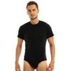 Men's Clothing Adults One Piece Babies Rompers Lingerie Party Clubwear Short Sleeves Press Crotch T-shirt Bodysuit Pajamas