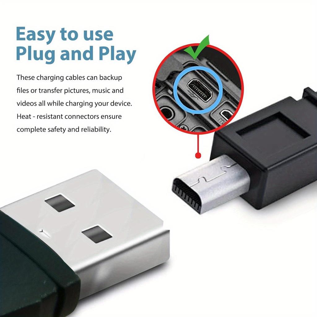 USB 2.0 Data Cable UC-E17 E16 E6 E23 Camera Photo Video Transfer Charging Replace MINI 8-pin for Panasonic SONY Nikon Coolpix