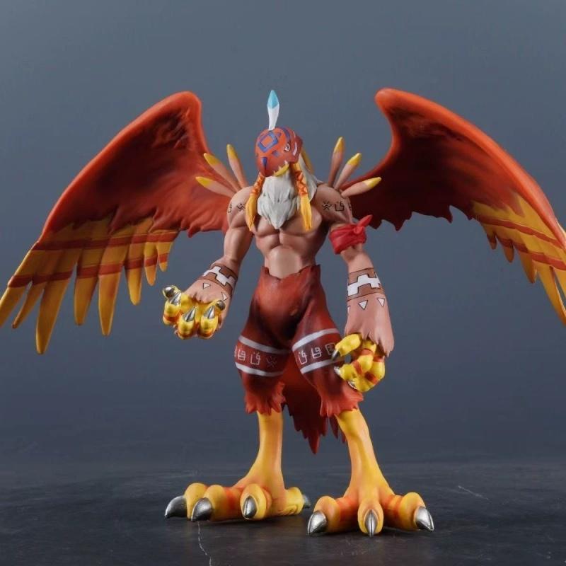 18cm Anime Adventure Figure Garudamon Action Figure Pvc Statue Collection Model Desktop Ornament Toys Boy Gifts