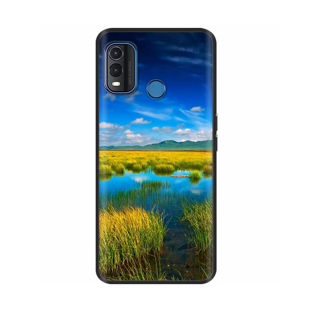 For Nokia G11 Plus Case Cute Heart Flower Soft Silicone Back Cover for Nokia G11 Plus NokiaG11 G 11 Bumper Black TPU Phone Cases