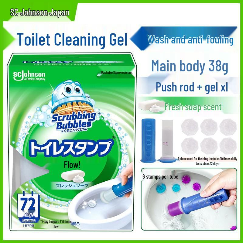 S.C. Johnson Japan Antibacterial Toilet Gel Cleaner: Odor Removal & Long-Lasting Fragrance