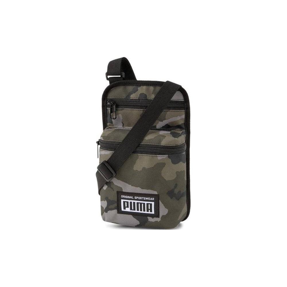 PUMA Fabric Shoulder Bag With Cell Phone Pouch Small Unisex Camouflage 077304-04