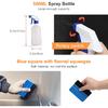 Luxiv Car Window Tint Application Tools Kit, 9 Pcs Vehicle Glass Protective Film Talling Tool, Squeegee Automotive Film Scrapers