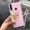 For Huawei Y6P Y7P Case 2020 New Fashion Butterfly Flower Painted Phone Cover For Huawei Y7P Funda Y 7P Y 6P HuaweiY6P Soft Capa