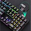 Проводная механическая игровая клавиатура AOC GK410 с RGB-подсветкой