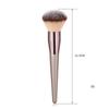 Champagne Color Makeup Brush for Women Face Basic Foundation Flame Cone Powder Flat Head Makeup Brush Tools Cosmetic Brush Set