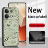Крутой чехол для телефона с рисунком «Крутая формула» для Redmi Note 14 13 12 11 Pro Plus S 5G 14C A3, мягкий черный чехол