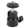 Small Ball Head 14 Screw 360 Degree Rotating Quick Release Hot Shoe Adapter Ball Head for Phone
