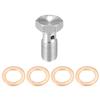 ACROPIX Banjo Bolt Brake Fitting Adapter Kit Brake Line Thread Single Banjo Bolt with
