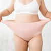 Плюс размер M-5XL Трусики с высокой талией Женское дышащее хлопковое нижнее белье Трусы с принтом Женское нижнее белье
