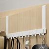 Hook Behind The Door Wall Mounted Hanging Clothes Storage Shelf No Punching Required Door Back Hooks Carbon Steel Storage Racks